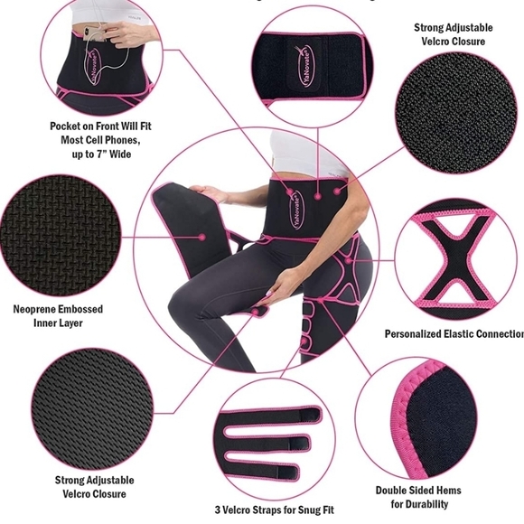 YANOVATE 3-IN 1 WAIST TRAINER BELT,THIGH ,BUTT, LIFTER WOMENS SIZE S-M - Picture 3 of 8